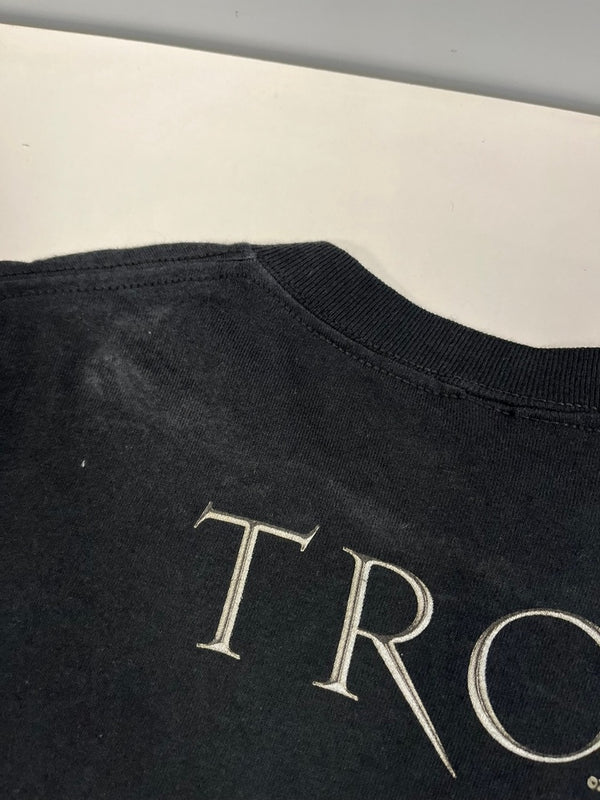 US US古着 00s ©2004 MOVIE TEE ムービーTシャツ 映画 TROY トロイ 黒 Tシャツ ブラック Mサイズ 101MT-4842