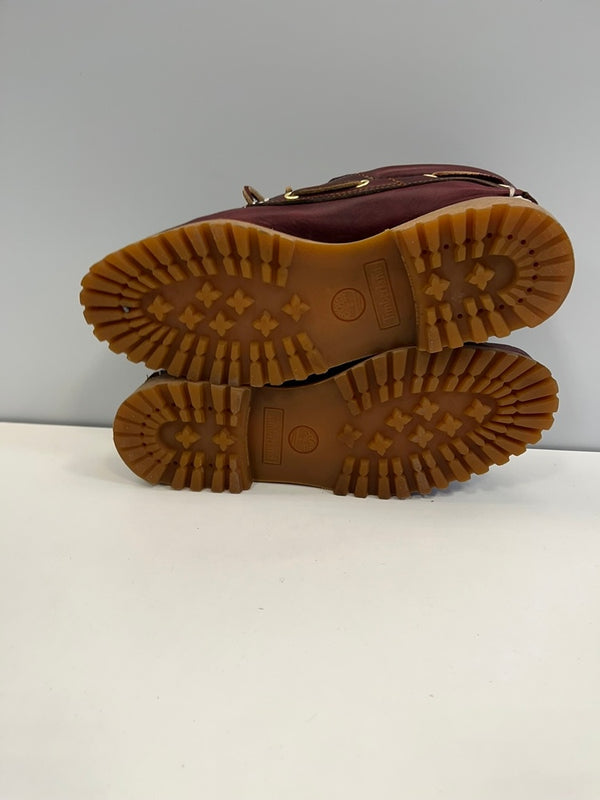 ティンバーランド Timberland HS 3 EYE LUG BURGUNDY スリーアイ クラシックラグ バーガンディ モカシンシューズ 50009 メンズ靴 モカシン ワインレッド サイズ9(参考サイズ約27cm) 101sh-2385