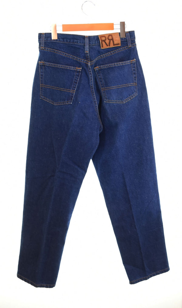 ダブルアールエル RRL Ralph Lauren ラルフローレン 90年代 ストレート デニム パンツ 90s 90's  R004 デニム ブルー 32/34 103MB-414