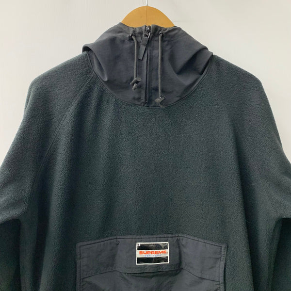 シュプリーム SUPREME 13AW Fleece Pullover アノラック パーカー ジャケット ブラック Sサイズ 201MT-4639