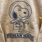 【曜日割引対象外】　ヒューマンメイド HUMAN MADE PEANUTS Sweatshirt スウェット 黄色 Sサイズ 201MT-3459 VB