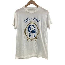 ヴィンテージ vintage 90's～ 90年代 ZIG ZAG ジグザグ タバコ 企業モノ - Tシャツ ホワイト 101MT-4221