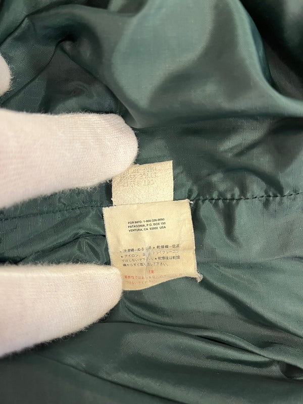 パタゴニア PATAGONIA 90s 90年代 総柄 シンチラ オーバーシャツ ヘキサゴン USA製 アメリカ製 25012 ジャケット グリーン Lサイズ 101MT-4718