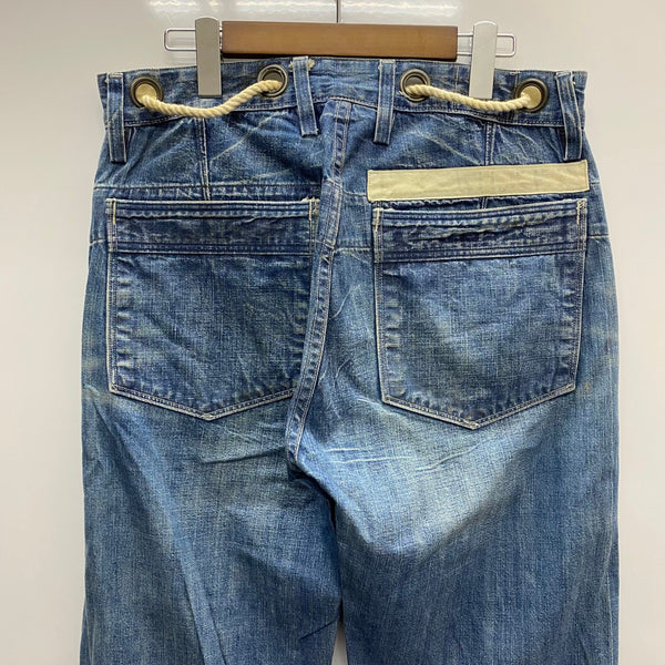 【曜日割引対象外】 ラルフローレン POLO RALPH LAUREN RRL DOUBLE RL デニムワークパンツ ロープ USA製 PP-PM-HS-0054 デニム ブルー 30×32サイズ 201MB-835 VB