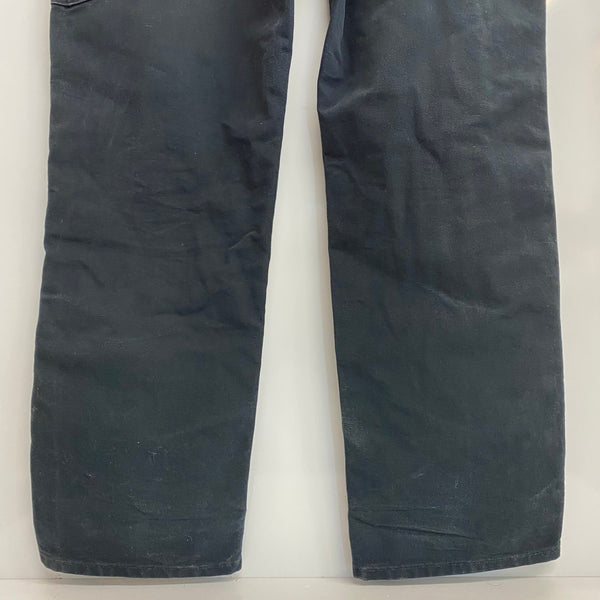 【曜日割引対象外】 カーハート Carhartt 00's ダブルニー ワークパンツ ダック カーゴパンツ ブラック 36×32サイズ 201MB-1191 VB