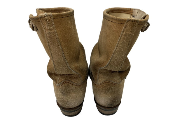 レッドウィング RED WING ENGINEER BOOTS suede エンジニア ブーツ スエード ANSI Z41 PT83 茶 8268 メンズ靴 ブーツ エンジニア ベージュ サイズ 7D 104S-1057
