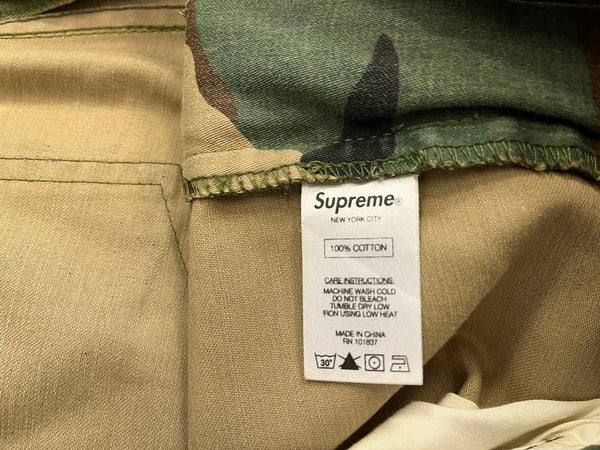シュプリーム SUPREME カモ柄 フライトパンツ カモフラ 迷彩 カーゴパンツ カーキ サイズ30 101MB-750