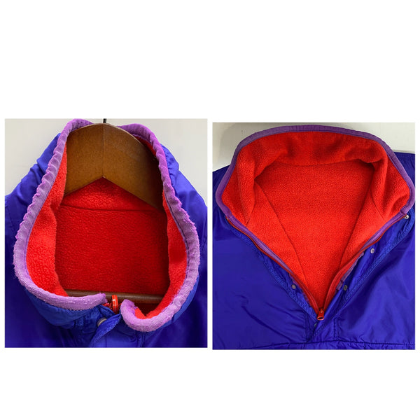 【曜日割引対象外】 パタゴニア PATAGONIA 80's グリゼード プルオーバー リバーシブル 29351 F9 ジャケット パープル Mサイズ 201MT-4636 VB