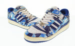 アベイシングエイプ A BATHING APE  ADIDAS FORUM 84 BAPE LOW 30TH ANNIVERSARY アニバーサリーブルー カモ ID4772 メンズ靴 スニーカー マルチカラー 27.5cm 103S-1165