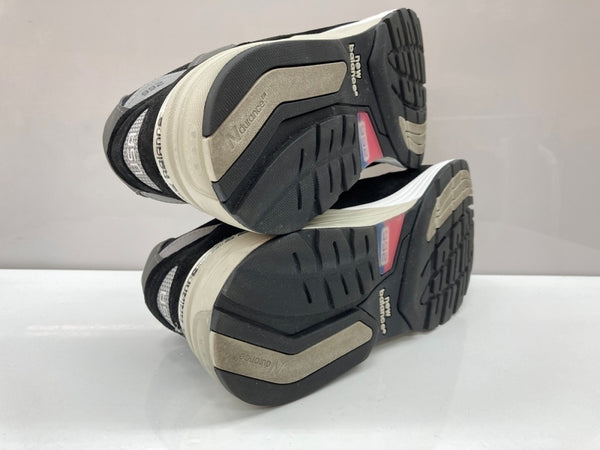 ニューバランス new balance 24年製 U992 ABZORB SBS メッシュ スエード ランニング ローカット シューズ 黒 U992BK メンズ靴 スニーカー ブラック 29cm 104S-1037