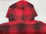ラルフローレン RalphLauren POLO COUNTRY ポロ カントリー 現行タグ Plaid Brushed-Back Fleece Hoodie プレイド フリース パーカー フーディ RED 赤 パーカ チェック レッド XSサイズ 104LT-211
