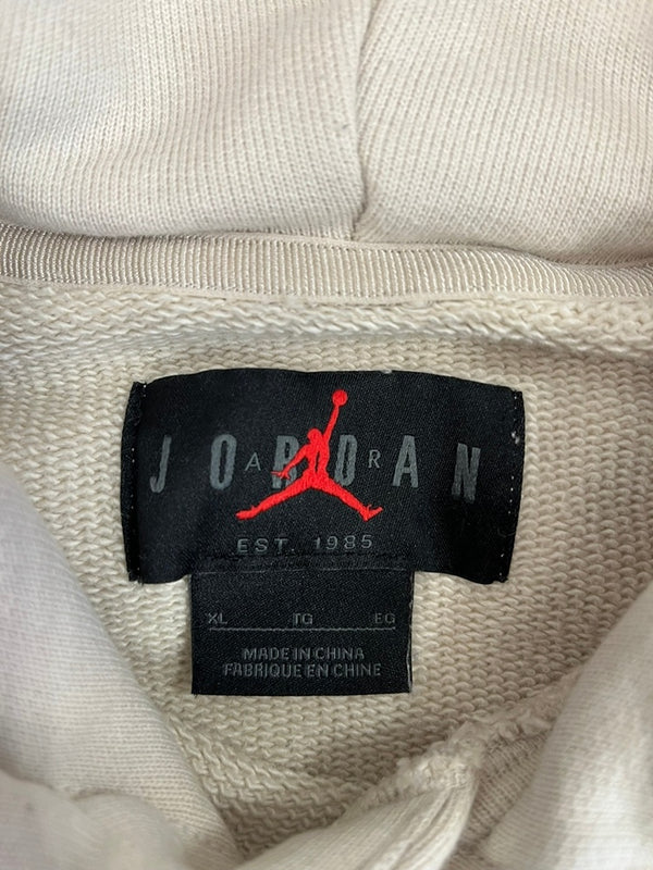 ジョーダン JORDAN × AMM アママニエール ロゴ刺繍 フーディ パーカー ライトオールウッドブラウン FQ8956-104 XL パーカ ベージュ LLサイズ 101MT-4141