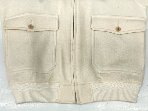 シュガーヒル SUGARHILL 22AW CREATER MELTON G-1 クレーター メルトン ウール ジャケット アウター ブルゾン 白 22AWJK01 サイズ 2 ジャケット 無地 ホワイト 104MT-1125