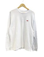 シュプリーム SUPREME SMALL BOXLOGO スモール ボックスロゴ 長袖カットソー 白 ロンT 101MT-5121