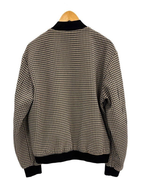 ヒューゴボス HUGO BOSS Mid Season windbreaker ミッドシーズン ウィンドブレーカー 千鳥格子 50497527 UK48 ジャケット ベージュ 101MT-4988