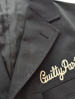 ワコマリア WACKO MARIA アンコンベルト ツイル 刺繍 バックロゴ ベスト ベスト ブラック Mサイズ 103MT-2751