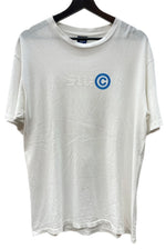 ステューシー STUSSY オールド OLD 紺タグ 90's 00's 半袖 カットソー クルーネック シングルステッチ プリント ロゴ WHITE 白 Tシャツ ワンポイント ホワイト Lサイズ 104MT-1777