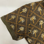 【曜日割引対象外】 キャピタル KAPITAL ヤシの木 総柄 コットン ポロシャツ Tシャツ イエロー 2サイズ 201MT-4408 VB