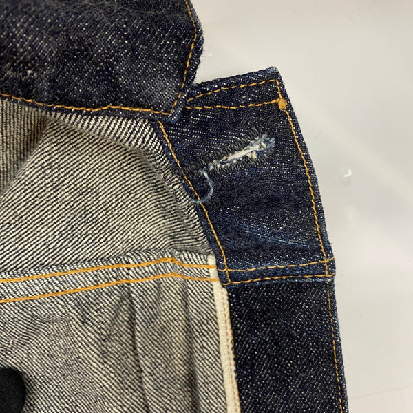 【曜日割引対象外】 ティーシービージーンズ TCB JEANS 30’s 復刻 Denim Jacket 1st ジャケット ブルー 42サイズ 201MT-4424 VB