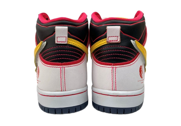 ナイキ NIKE 21年製 × GUNDAM UNICORN 機動戦士ガンダムUC SB DUNK HIGH PRO QS UNICORN ダンク ハイ ユニコーン シューズ 白 DH7717-100 メンズ靴 スニーカー ホワイト 25cm 104S-902