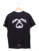 ステューシー STUSSY 00’s STUSSY× サムライチャンプルー コラボ限定Tシャツ ドラゴン 龍 Tシャツ ブラック Mサイズ 103MT-921