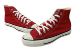 コンバース CONVERSE ALL STAR HI オール スター ハイ キャンバス ヴィンテージ USA製 シューズ US6 1/2 赤 M9621 メンズ靴 スニーカー レッド 25cm 104S-885