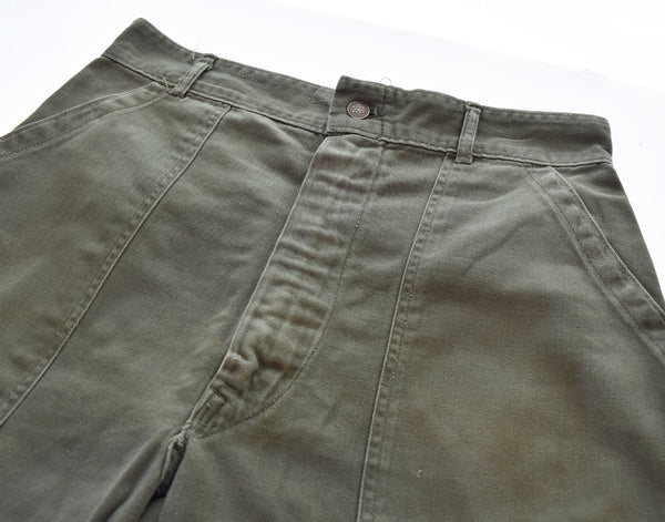 ミリタリー military US ARMY 米軍 アメリカ軍 Good Luck QUALITY FATIGUE 13スターボタン SERVAL ジッパーフライ ベイカーパンツ  ボトムスその他 カーキ 103MB-685