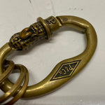 【曜日割引対象外】 【中古】ピーナッツカンパニー PEANUTS&CO. Peanuts Carabiner キーリング シルクハット 真鍮 カラビナ キーチェーン セット メンズジュエリー・アクセサリー その他 ゴールド 201goods-696 VB