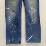 【曜日割引対象外】 リーバイス Levi's Vintage Clothing 55501 赤耳 55年モデル ペンキ デニム ブルー W36サイズ 201MB-1036 VB