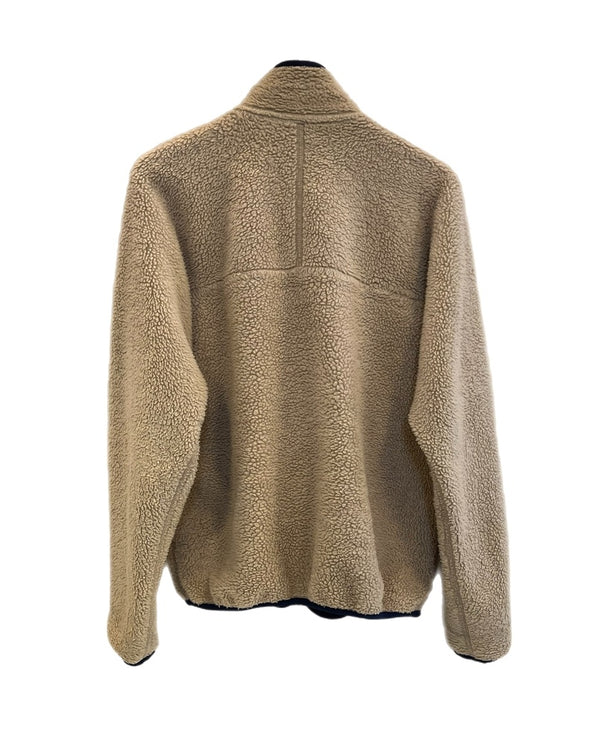 パタゴニア PATAGONIA 90s 90's 98年製 USA製 レトロカーディガン ナチュラルベージュ フリースジャケット  23023 FA98  ジャケット ベージュ Mサイズ 101MT-5021