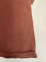 パタゴニア PATAGONIA 90s Vintage ヴィンテージ Beneficial T's  USA製 ロゴプリントTシャツ 茶 Tシャツ ブラウン Lサイズ 101MT-4735