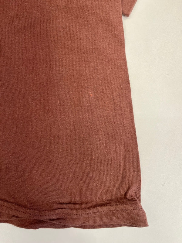 パタゴニア PATAGONIA 90s Vintage ヴィンテージ Beneficial T's  USA製 ロゴプリントTシャツ 茶 Tシャツ ブラウン Lサイズ 101MT-4735