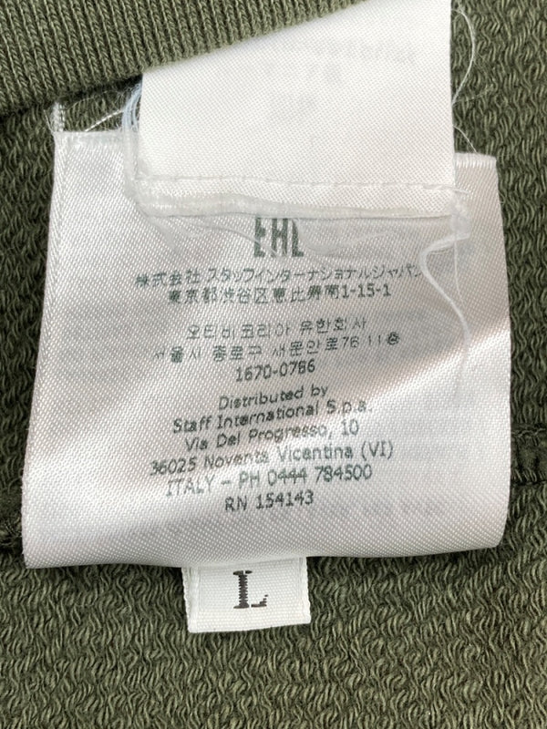 ディースクエアード DSQUARED2 Front Logo Hoodie フロント ロゴ フーディ スウェット パーカー モスグリーン 深緑 S74GU0568S54438 パーカ ワンポイント カーキ Lサイズ 104MT-2317