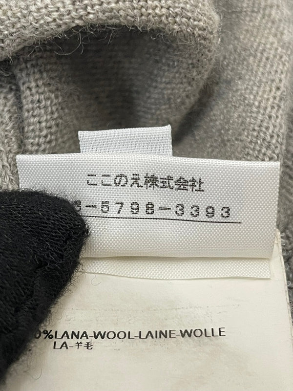 メゾン マルタン マルジェラ Maison Martin Margiela ここのえ期 Vネック ウール セーター M グレー 601MT-80