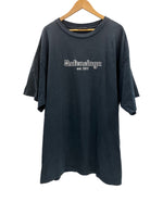 バレンシアガ BALENCIAGA 20SS DEMNA GVASALIA デムナ ヴァザリアest.1917 ロゴ 刺繍 JP57 2019 001 49 Tシャツ ブラック Lサイズ 101MT-4748