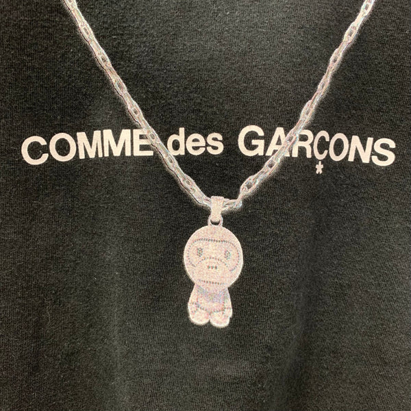 アベイシングエイプ A BATHING APE 大阪限定 COMME des GARCONS コラボ Tシャツ ブラック XLサイズ 201MT-4798