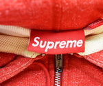 シュプリーム SUPREME 10AW Arc Logo Thermal Zip Up Hoodie ジップパーカー 赤 パーカ レッド Lサイズ 103MT-1348