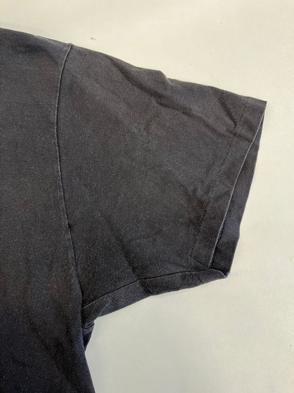 US US古着 90s ©1990 TWIN PEAKS USA製 ビンテージ 90年代 ツインピークス ブラックフェード 袖シングル XL Tシャツ ブラック 101MT-4932