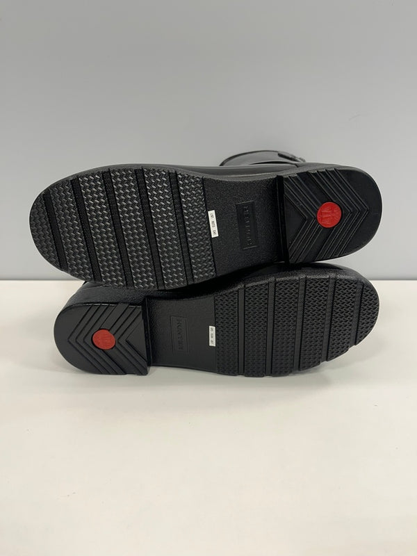 ハンター HUNTER リファインド アジャスタブル グロス ショート バックストラップ 黒 WFS2008RGL レディース靴 ブーツ その他 ブラック UK5（参考サイズ25CM） 101sh-2222