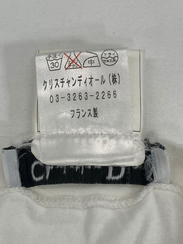 クリスチャンディオール Christian Dior BOUTIQUE ノースリーブ カットソー フランス製 コットン ホワイト 1P18151020 ノースリーブ ホワイト Mサイズ 101LT-134