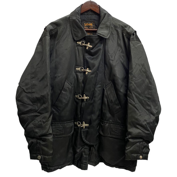 ショット SCHOTT 90's FIREMAN JACKET ファイヤーマンジャケット 985-31 ジャケット ブラック 201MT-3899