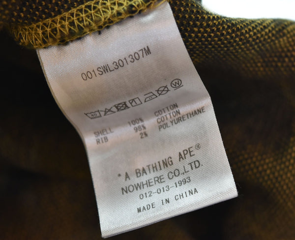 アベイシングエイプ A BATHING APE  1st カモ ジャカード カレッジ リラックスフィット クルーネックスウェット 001SWL301307M スウェット マルチカラー Mサイズ 103MT-2983