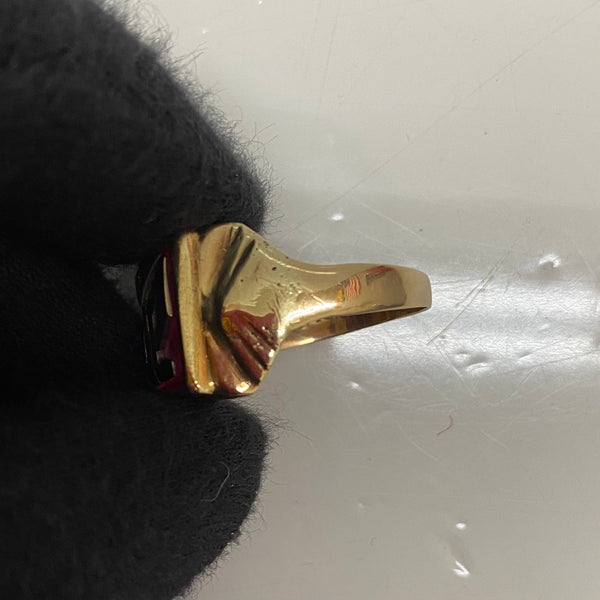 【曜日割引対象外】 【中古】ヴィンテージ vintage 19号 PD 10K リング メンズジュエリー・アクセサリー 指輪・リング ゴールド 201goods-808 VB