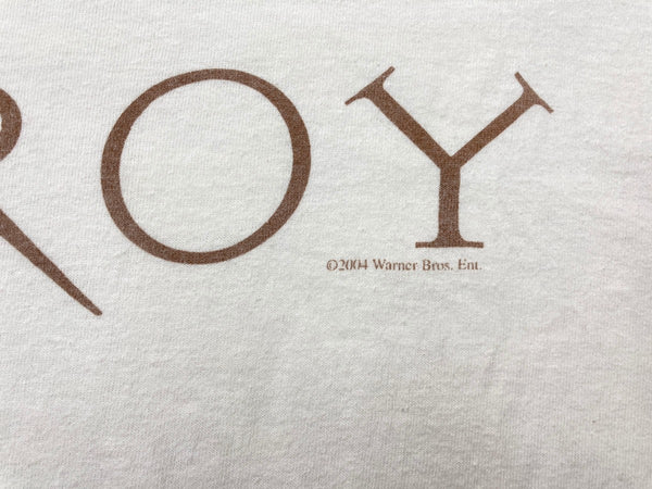 US古着 US 00s TROY トロイ ムービーT 映画 白 Tシャツ プリント ホワイト 104MT-1636