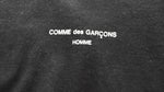 コムデギャルソンオム COMME des GARCONS HOMME  ロゴ プリント 半袖Tシャツ 黒 HM-T101 Tシャツ ブラック Lサイズ 103MT-2976