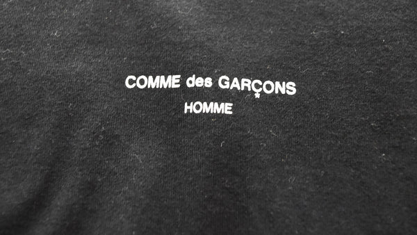 コムデギャルソンオム COMME des GARCONS HOMME  ロゴ プリント 半袖Tシャツ 黒 HM-T101 Tシャツ ブラック Lサイズ 103MT-2976