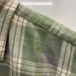 【曜日割引対象外】 ダブルアールエル RRL 90's フランネル ネルシャツ 長袖シャツ グリーン Mサイズ 201MT-4753 VB