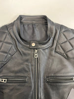 ガブリエルパリ GABRIEL PARIS レザージャケット ライダースジャケット シングルライダース 黒 L ジャケット ブラック 101MT-5228