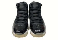 ナイキ NIKE 15年製 AIR JORDAN 11 RETRO 72-10 エア ジョーダン レトロ AJ11 ジャンプマン シューズ 白 黒 378037-002 メンズ靴 スニーカー ブラック 28.5cm 104-shoes487