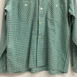 【曜日割引対象外】 ヴィンテージ vintage 50's~ Dunhill Cotton Check Shirts 長袖シャツ グリーン Mサイズ 201MT-4379 VB